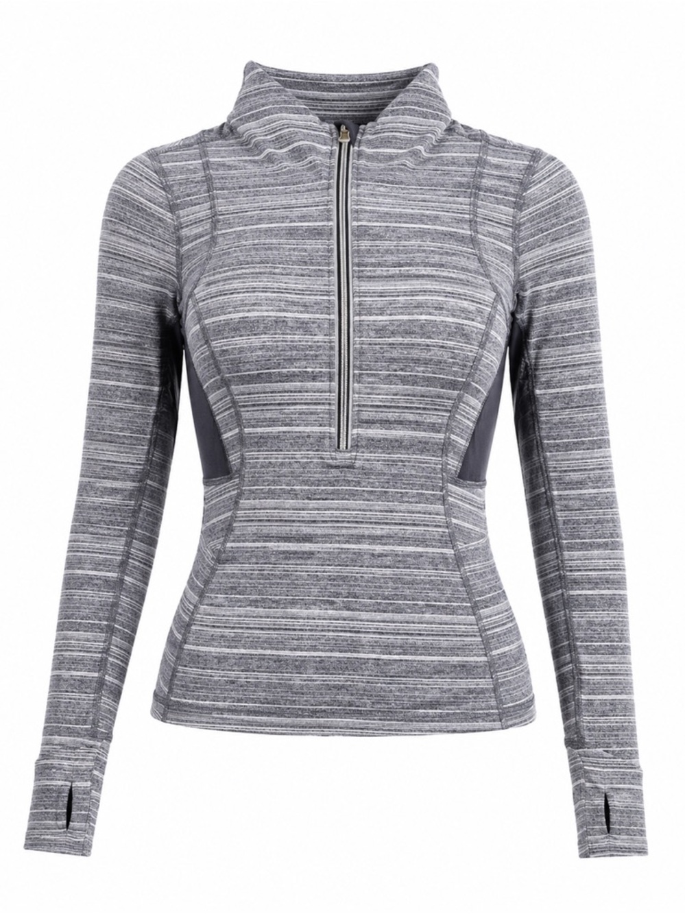 lululemon sz 8 Rulu Pace Setter Half Zip Pullover gray